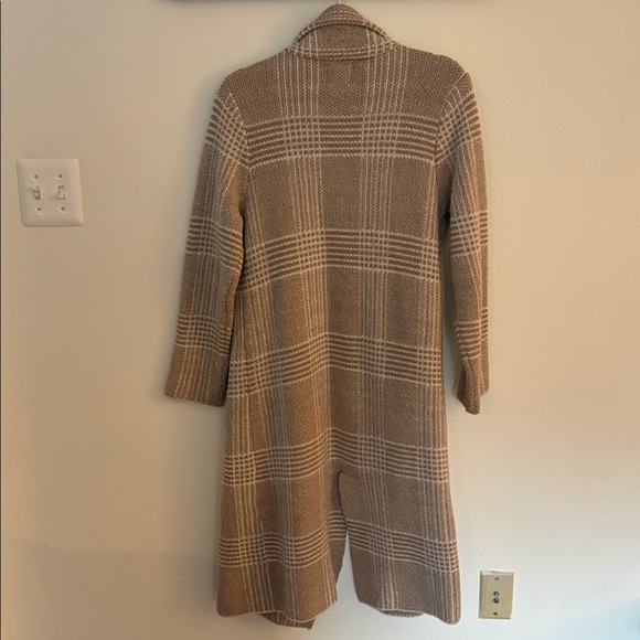 Carly Jean Los Angeles Cotton Sweater Duster Trench - Picture 5 of 5